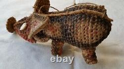 Papua New Guinea- Woven Boar- Tribal Art