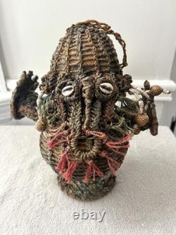 Papua New Guinea Woven Dolly Kaminabit Village Spirit Doll Sepik River Basin