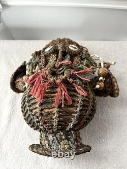 Papua New Guinea Woven Dolly Kaminabit Village Spirit Doll Sepik River Basin
