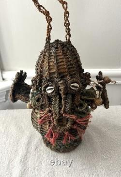 Papua New Guinea Woven Dolly Kaminabit Village Spirit Doll Sepik River Basin