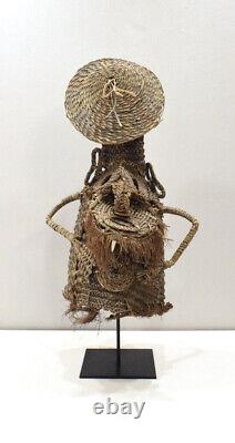 Papua New Guinea Woven Tumbaum Mask Middle Sepik