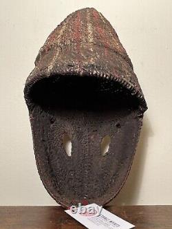 Papua New Guinea Woven Yam Mask Abelam