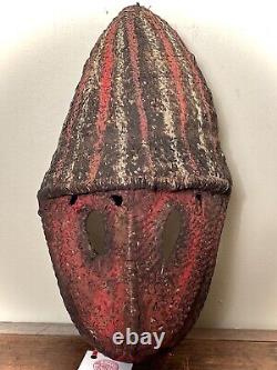 Papua New Guinea Woven Yam Mask Abelam