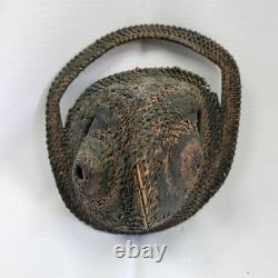 Papua New Guinea Yam Mask Small Hand Woven Basketwork