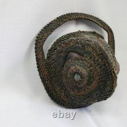 Papua New Guinea Yam Mask Small Hand Woven Basketwork