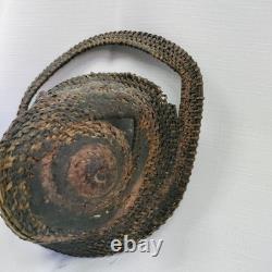 Papua New Guinea Yam Mask Small Hand Woven Basketwork