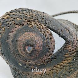 Papua New Guinea Yam Mask Small Hand Woven Basketwork
