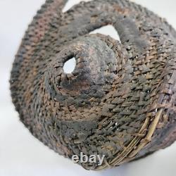 Papua New Guinea Yam Mask Small Hand Woven Basketwork