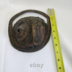Papua New Guinea Yam Mask Small Hand Woven Basketwork