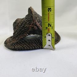 Papua New Guinea Yam Mask Small Hand Woven Basketwork