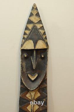 Papua New Guinea Yena Yam Figure Washuk Mountains Clan Painted Yena Figure