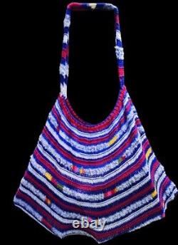Papua New Guinea hand woven string bag made by highlands women PNG Bilum