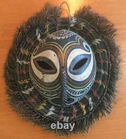 Papua New Guinea traditional coconut mask from 1900-1950