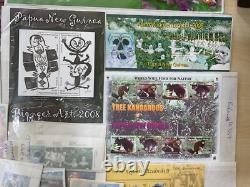 Papua New guinea stamps, packs, mini sheets, covers. Mostly mint #c278