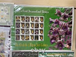 Papua New guinea stamps, packs, mini sheets, covers. Mostly mint #c278