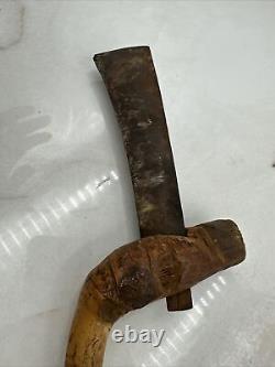 Papua new Guinea Adze Shell Blade Matty Islands Wood Splitter Adze