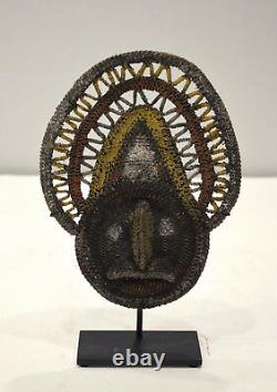 Papua new Guinea Mask Abelam Yam Woven Headdress Ceremonial Harvest Mask