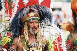 Parure de danse, traditional headdress, papua new guinea, oceanic art