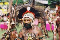Parure de danse, traditional headdress, papua new guinea, oceanic art