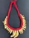 Pectoral Set With Tooth Decoration Necklace Asmat Sepik Papua New Guinea