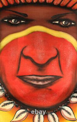 Peinture contemporaine, contemporary painting, oceanic art, Papua New Guinea