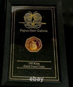 Perth Mint 1991 Papua New Guinea South Pacific Games 100 Kina Gold Proof Coin