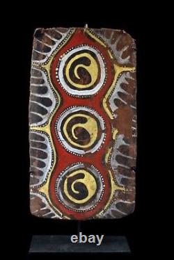 Petite écorce peinte, Small painted sago bark, oceanic art, Papua New Guinea