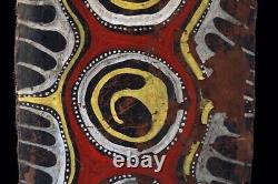 Petite écorce peinte, Small painted sago bark, oceanic art, Papua New Guinea