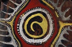 Petite écorce peinte, Small painted sago bark, oceanic art, Papua New Guinea