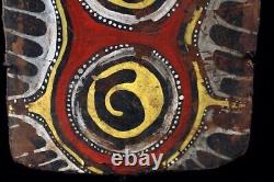 Petite écorce peinte, Small painted sago bark, oceanic art, Papua New Guinea