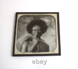 Photograph AISI DELENA PAPUA NEW GUINEA DATED 1907 ANTIQUE Magic Lantern Slide