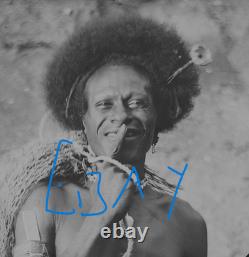Photograph AISI DELENA PAPUA NEW GUINEA DATED 1907 ANTIQUE Magic Lantern Slide