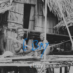 Photograph AISI TEERE DELENA PAPUA NEW GUINEA C1910 ANTIQUE Magic Lantern Slide