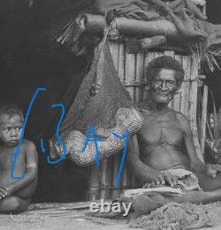 Photograph AISI TEERE DELENA PAPUA NEW GUINEA NO2 C1910 Magic Lantern Slide