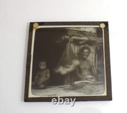 Photograph AISI TEERE DELENA PAPUA NEW GUINEA NO2 C1910 Magic Lantern Slide