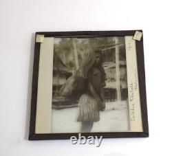 Photograph TATAHU VAILALA DELENA PAPUA NEW GUINEA DATED 1911 Magic Lantern Slide