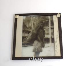 Photograph TATAHU VAILALA DELENA PAPUA NEW GUINEA DATED 1911 Magic Lantern Slide