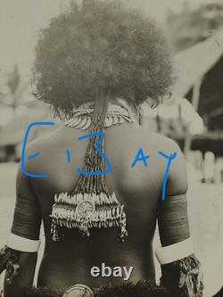 Photograph UME KAIAU BAKAMA PAPUA NEW GUINEA DATED 1907 Magic Lantern Slide