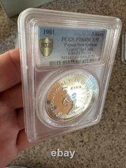 Piefort 1981 Papua New Guinea Silver Year of the Child PCGS PR64DCAM
