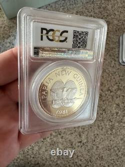 Piefort 1981 Papua New Guinea Silver Year of the Child PCGS PR64DCAM