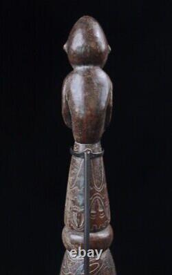 Pilon cérémoniel, ceremonial pestle, oceanic art, papua new guinea, tribal art