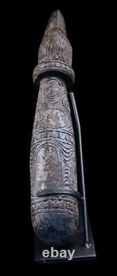 Pilon rituel, Ritual pill, Sepik river, Tribal art, papua new guinea, 52 cm