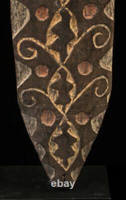 Planchette votive, small cult board, oceanic art, papua new guinea