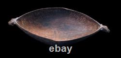 Plat en bois, wooden bowl, oceanic art, papua new guinea, tribal art, 63 cm