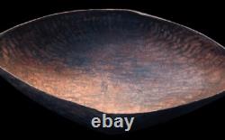 Plat en bois, wooden bowl, oceanic art, papua new guinea, tribal art, 63 cm