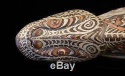 Poisson bois, carved fish, papua new guinea, oceanic art, art océanien