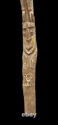 Poteau de case, house post, totem, oceanic art, papua new guinea