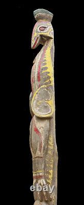 Poteau de case, house post, totem, oceanic art, papua new guinea