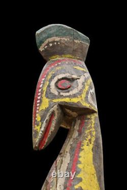 Poteau de case, house post, totem, oceanic art, papua new guinea