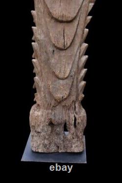 Poteau de case, house post, totem, oceanic art, papua new guinea